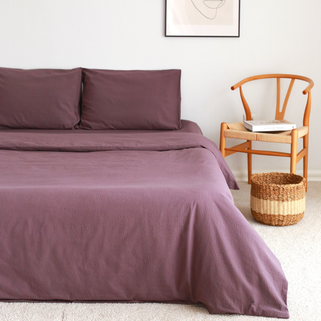 Gofre Woven 100% Cotton Double Duvet Cover Set 200x220 cm