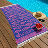 Coral Throw Muslin Cotton Loincloth Red 90x200 cm