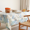 Lemon Woven Linen Stain Resistant Table Cloth