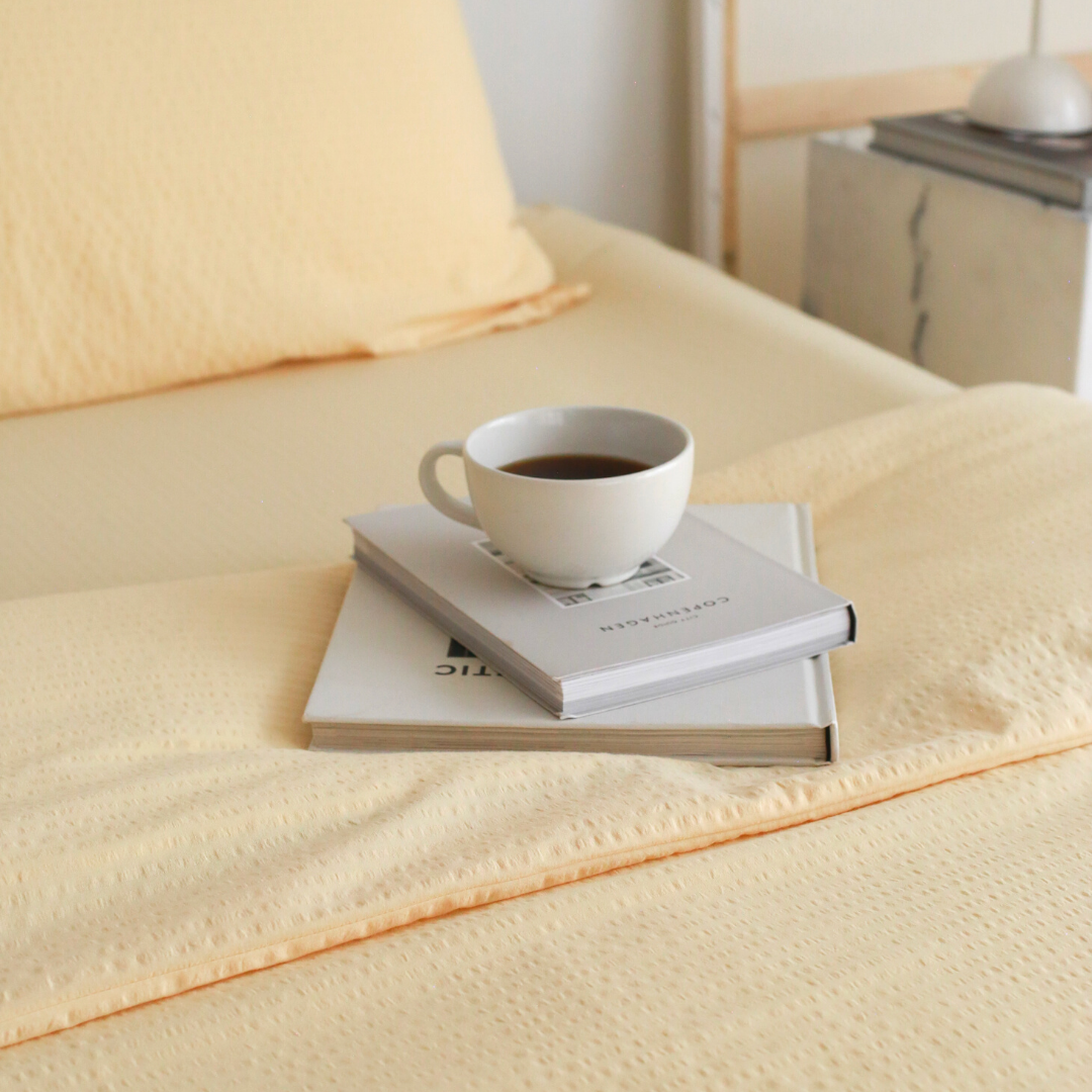 Gofre Woven 100% Cotton Double Duvet Cover Set 200x220 cm