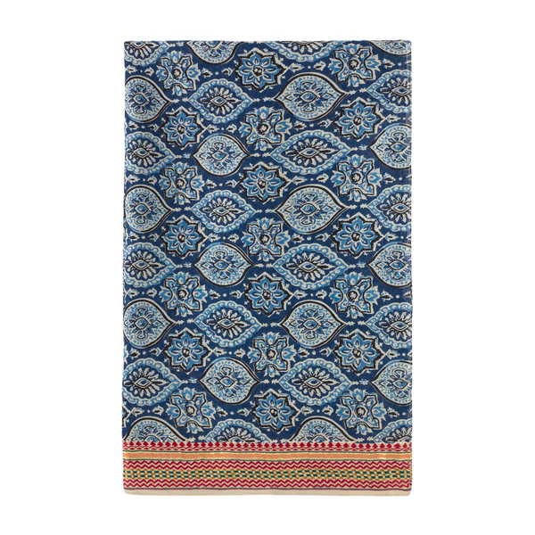 Cyra 100% Cotton Shawl Blue
