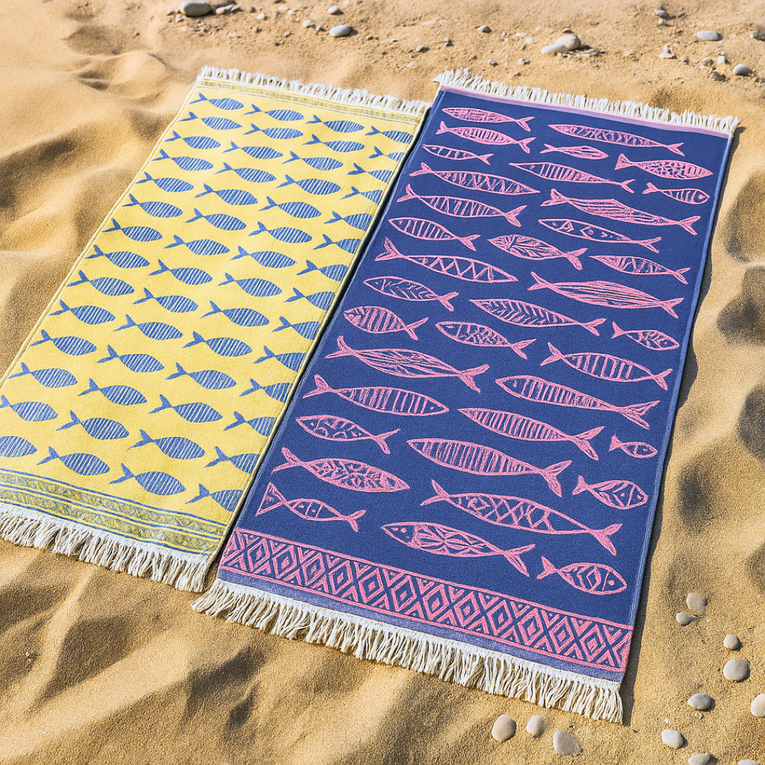 Coral Throw Muslin Cotton Loincloth Red 90x200 cm