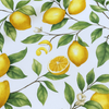 Lemon Woven Linen Stain Resistant Table Cloth