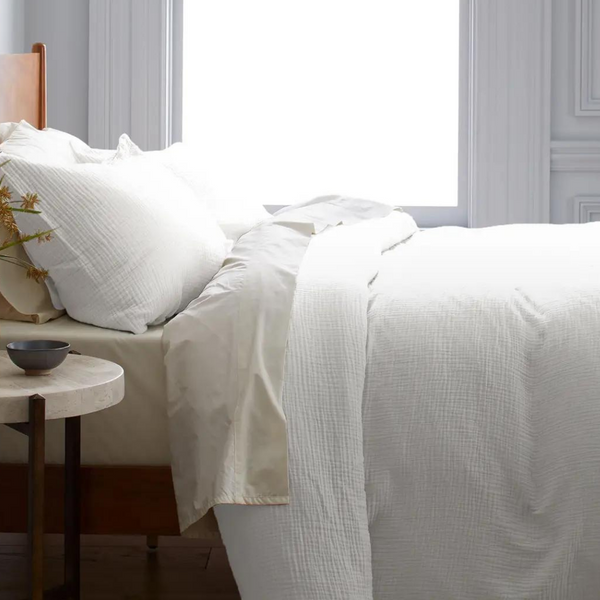Navigli Double 4 Layer Muslin Bedspread 240x260 cm White