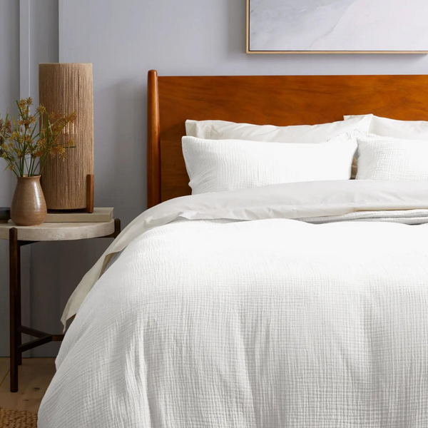 Navigli Double 4 Layer Muslin Bedspread 240x260 cm White