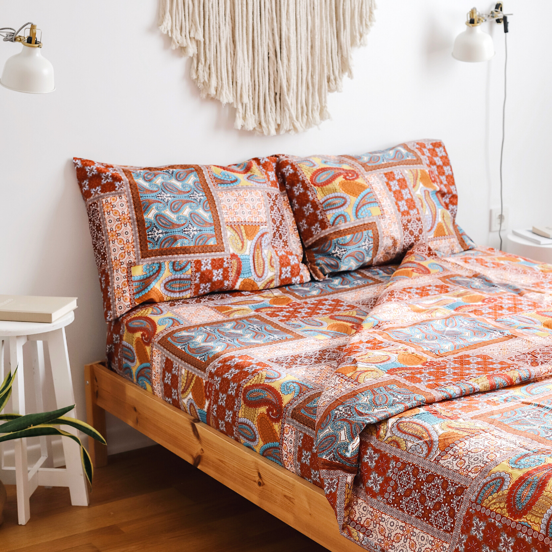 Torino Double Deluxe Silk Satin Duvet Cover Set 200x220 cm
