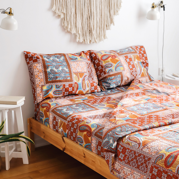 Torino Double Deluxe Silk Satin Duvet Cover Set 200x220 cm