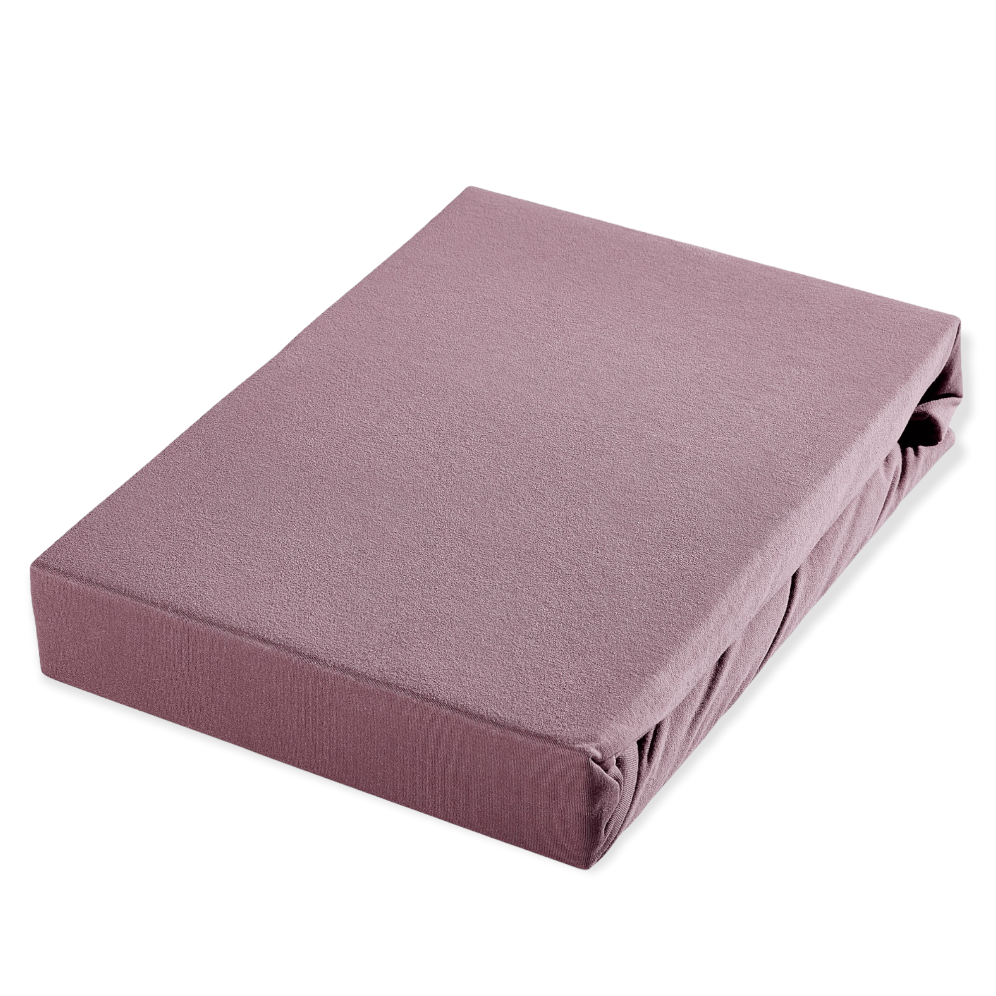 Double Elastic Bamboo Aloe Vera Bed Sheet 160x200 cm Dried Rose