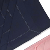 Piko Edge Detail Stain Resistant Linen Table Cloth Navy Blue