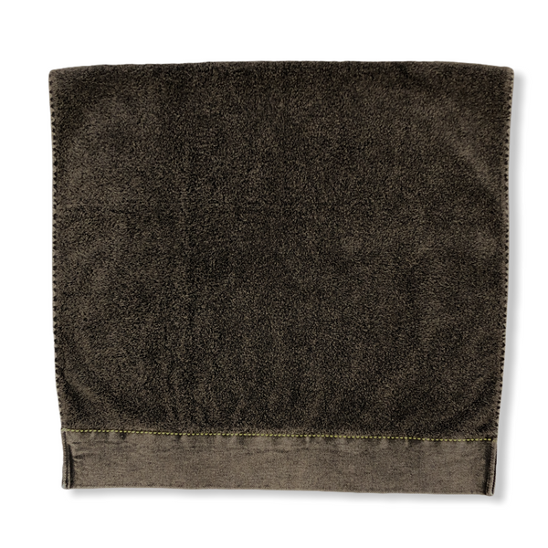 Fiona Stonewash 100% Cotton Face Towel 50x100 cm Smoked