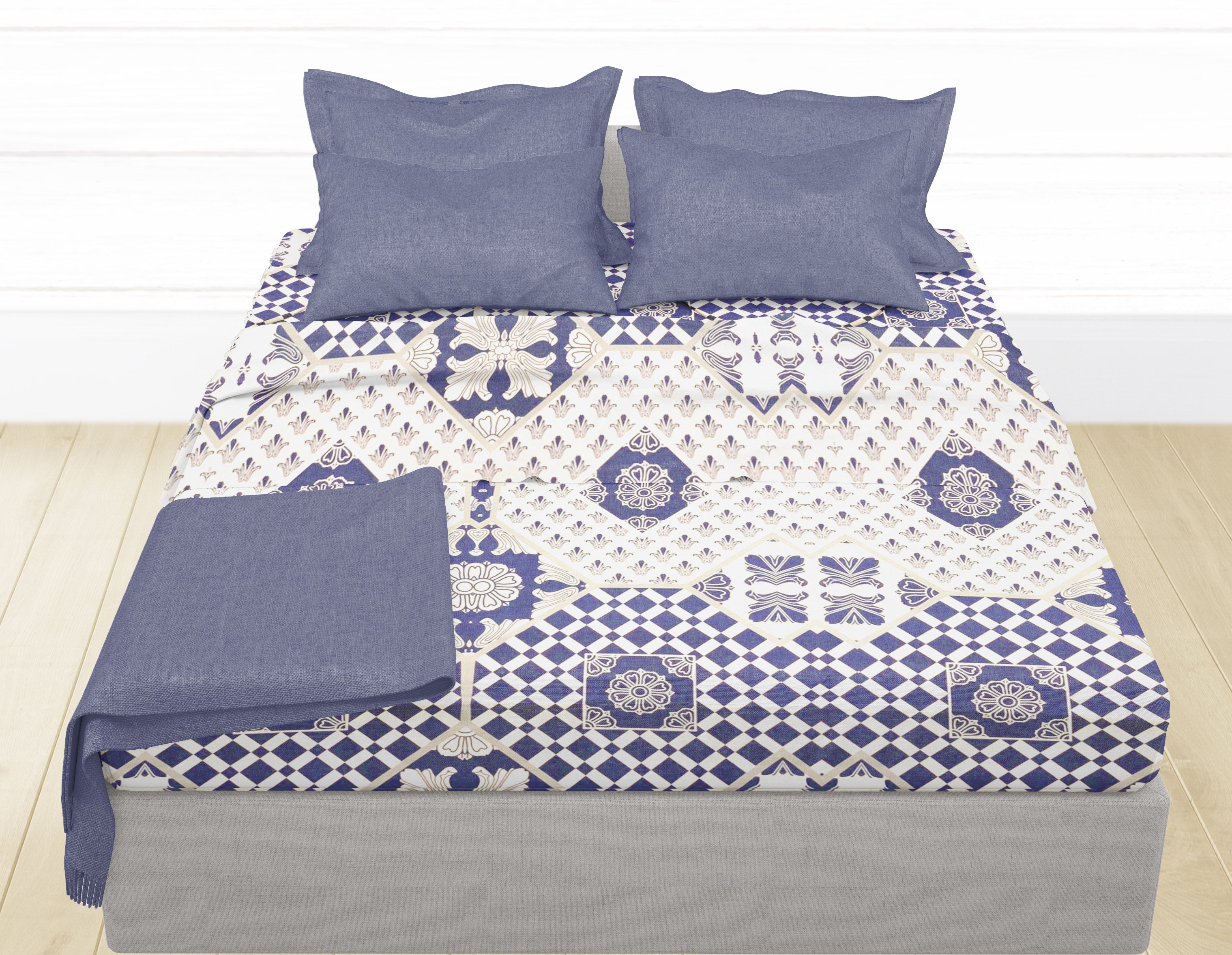 Andora Deluxe Cotton Satin Double Duvet Cover 200x220 cm