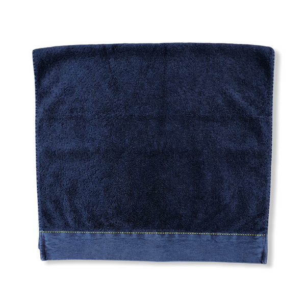 Fiona Cotton Face Towel Navy Blue