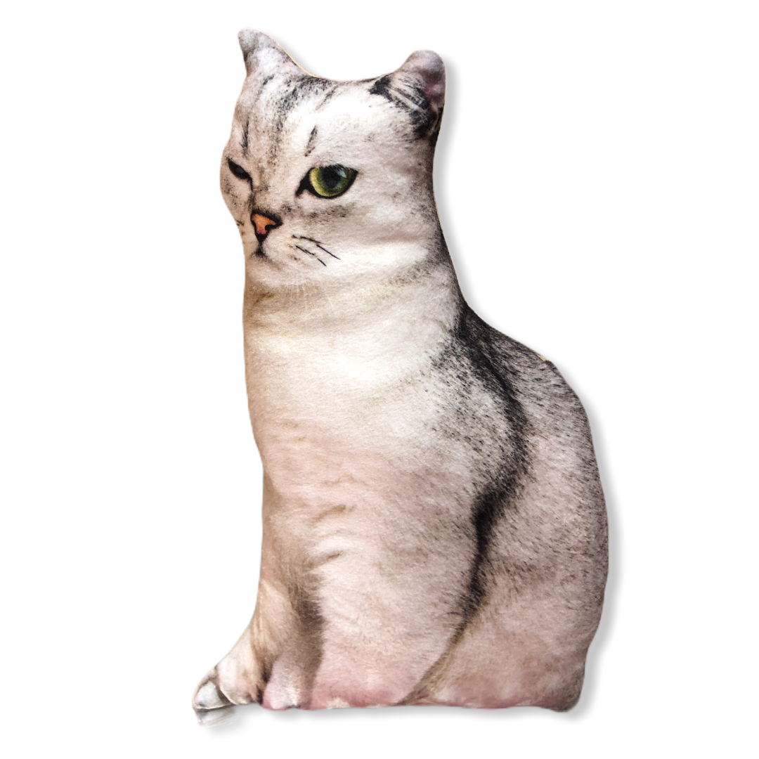 Nazli 3D Winking Cat Pillow