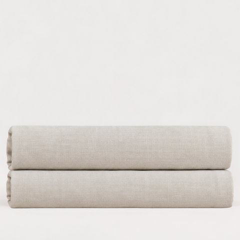 Stella 100% Cotton Ranforce Double Elastic Bed Sheet 160x200 cm Light Blue