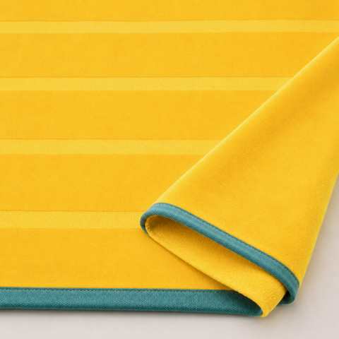 Tree Patterned Beach Towel Green