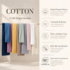 Stella 100% Cotton Ranforce Double Flat Sheet 240x260 cm White