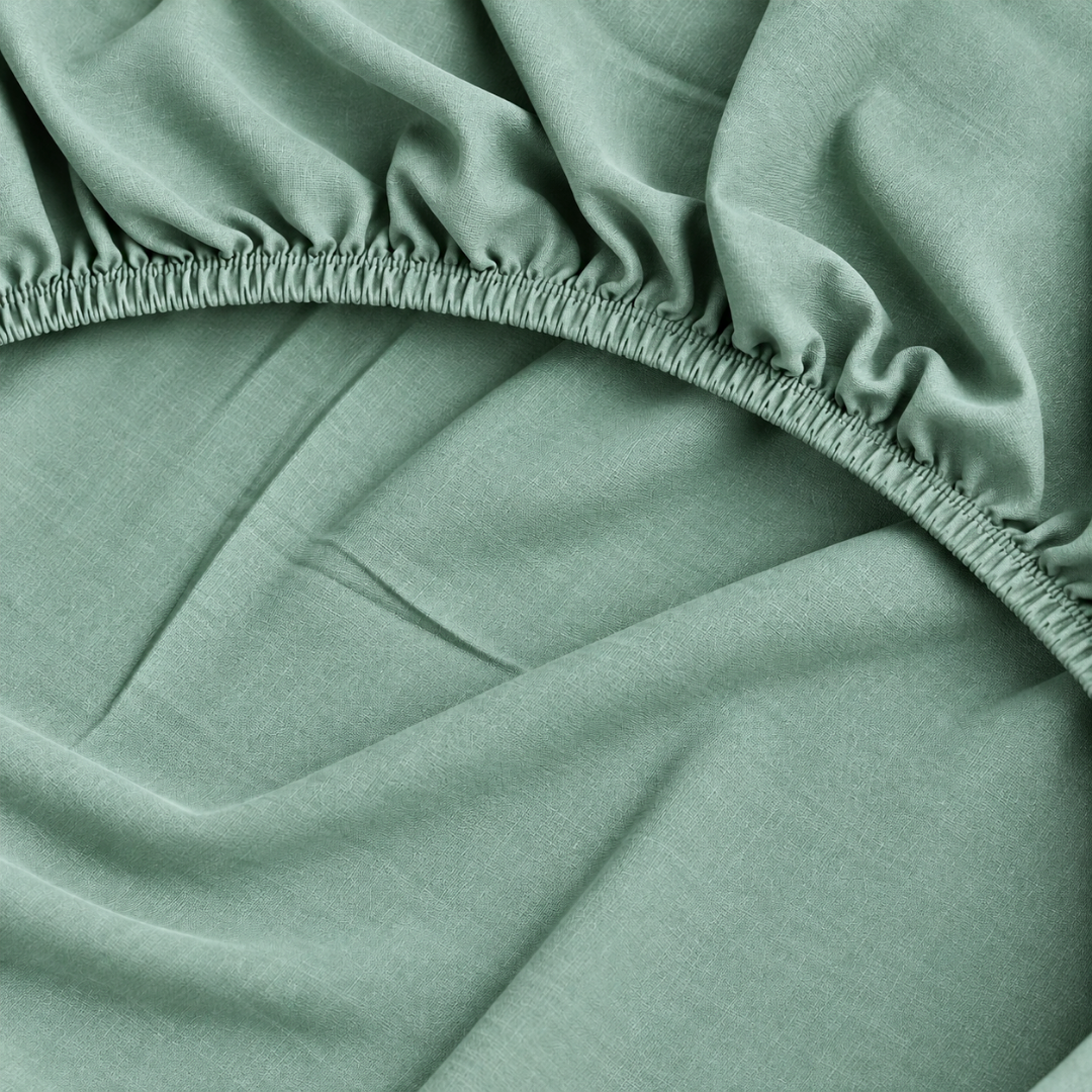 Stella 100% Cotton Ranforce Double Elastic Bed Sheet 160x200 cm White