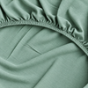 Stella 100% Cotton Ranforce Double Elastic Bed Sheet 160x200 cm White