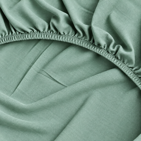 Stella 100% Cotton Ranforce Double Elastic Bed Sheet 160x200 cm White