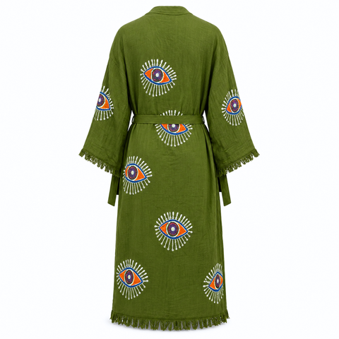 Gaia Pamuk Kimono Haki