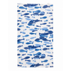 Fish Cotton Face Towel 50x90 cm Blue
