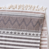 Stripe Throw Cotton Loincloth Smoked-White 100x170 cm