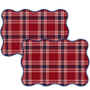Genoa Woven Linen Stain Resistant Napkin Gray (Pack of 2)
