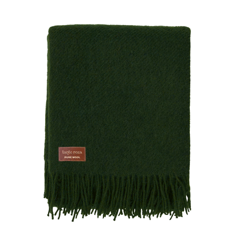 Woolmark Single Single Pure Wool Blanket Blue