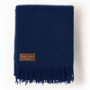 Woolmark Single Pure Wool Blanket Navy Blue