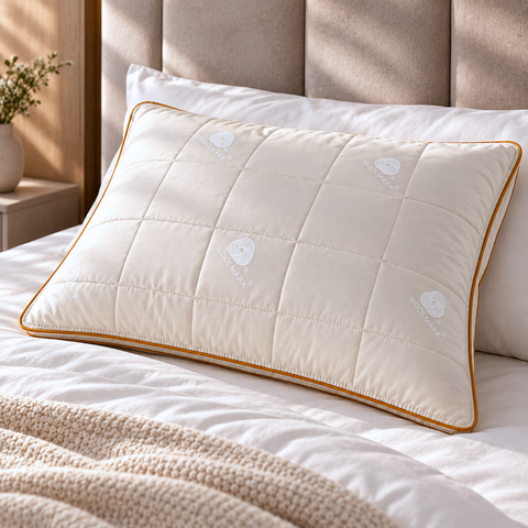 Woolmark %100 Doğal Yün Yastık 50x70 cm Beyaz