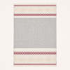 Stripe Throw Cotton Loincloth Smoked-White 100x170 cm