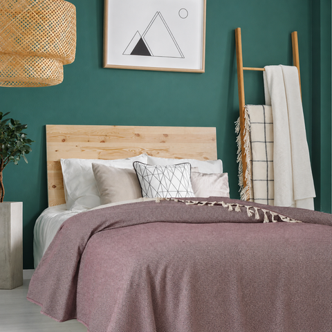 Ashley Multi-Purpose Double Cotton Bedspread 200x240 cm Red