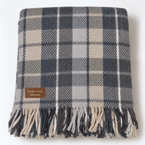 Woolmark Double Pure Wool Blanket Beige