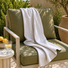 Stripe Throw Cotton Loincloth Smoked-White 100x170 cm