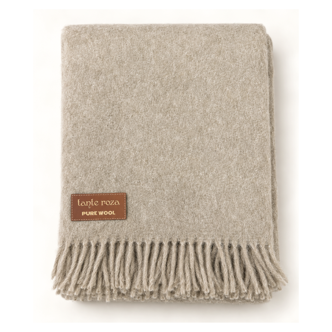 Woolmark Single Pure Wool Blanket Mink