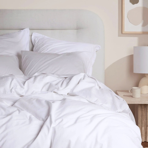 Carly Single 100% Cotton Plain Duvet Cover Set 160x220 cm Pink