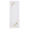 Coral Embroidered Linen Runner 50x160 cm Green
