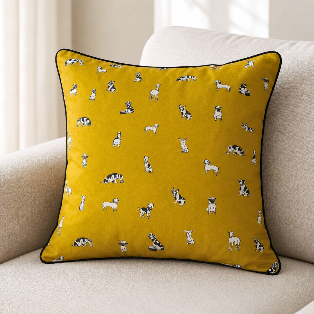 Summer Garden Throw Pillow Cover 45x45 cm