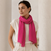 Cyra 100% Cotton Shawl Blue