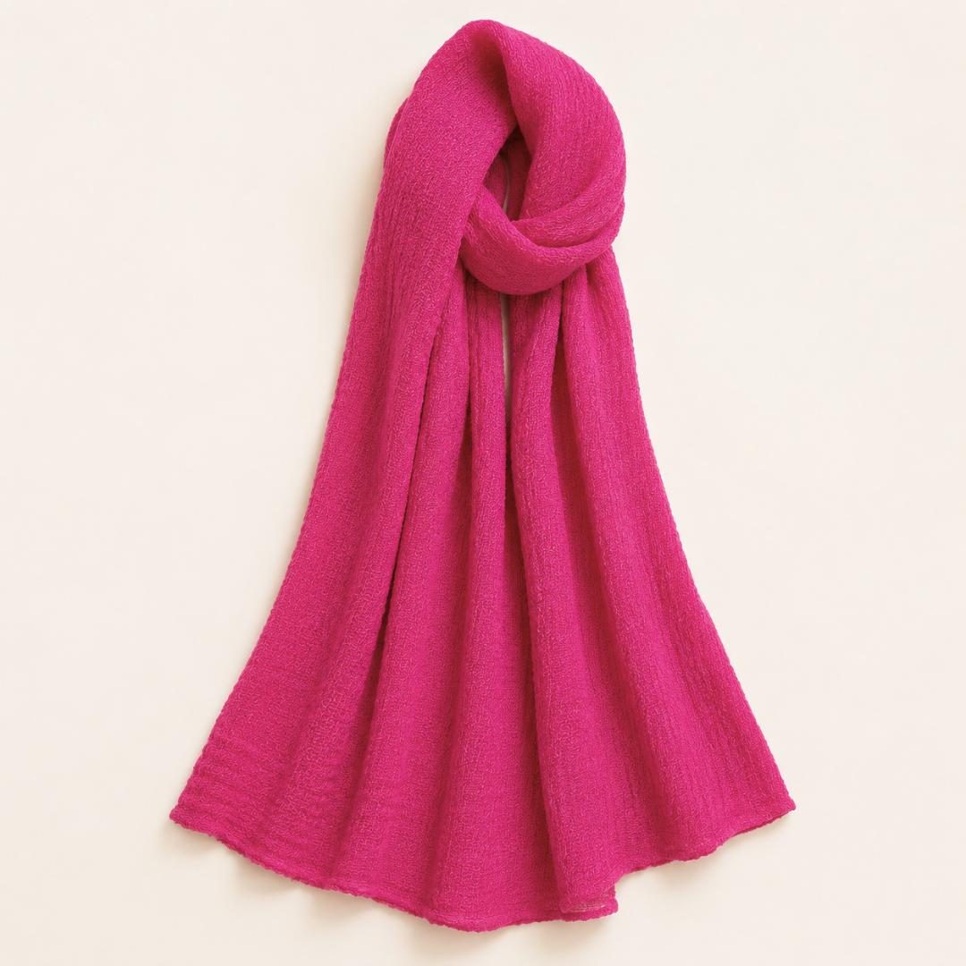 Cyra 100% Cotton Shawl Blue