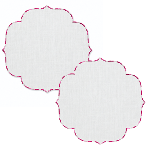 Genoa Stain Resistant Linen Placemat 30x50 cm Green