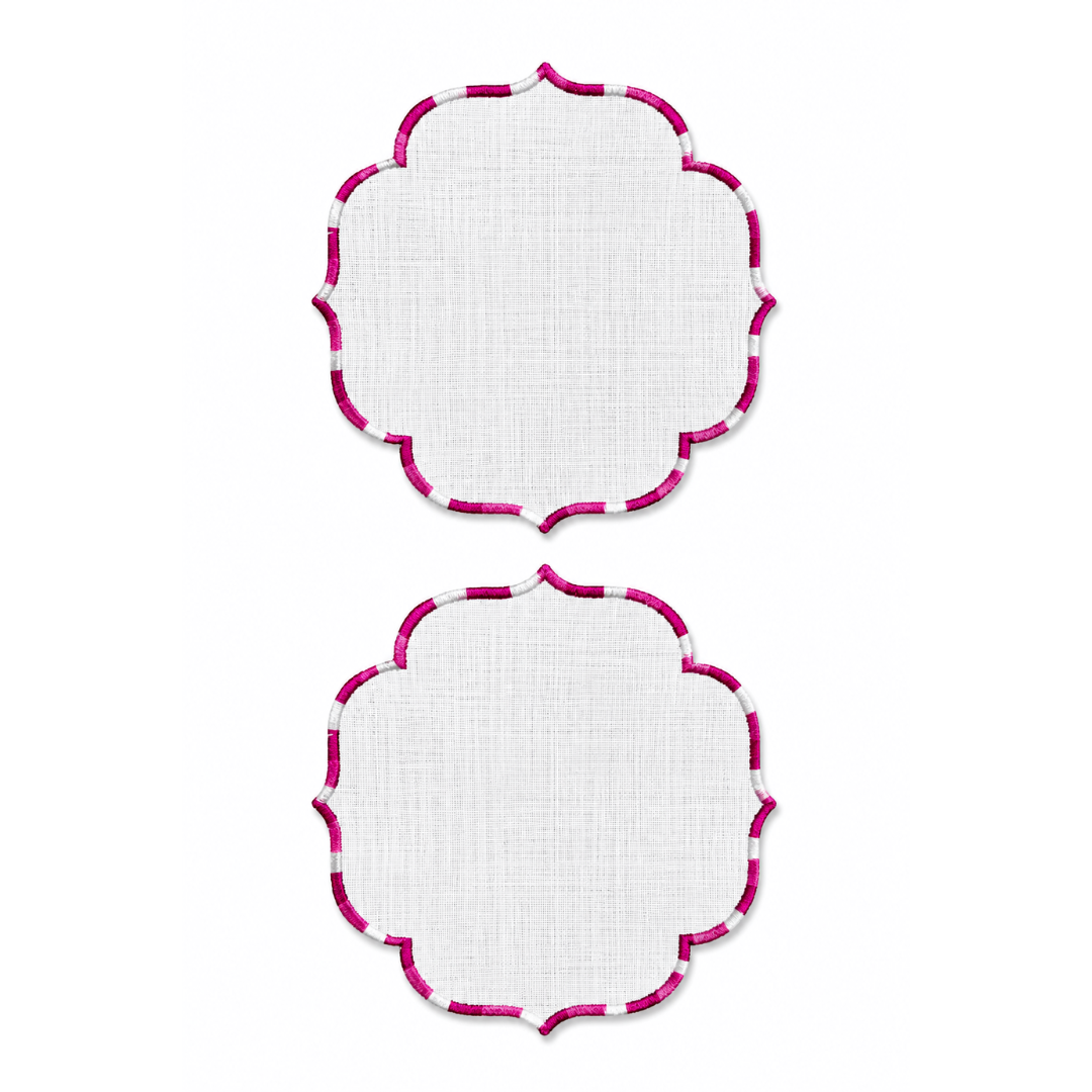 Genoa Stain Resistant Linen Placemat 30x50 cm Green