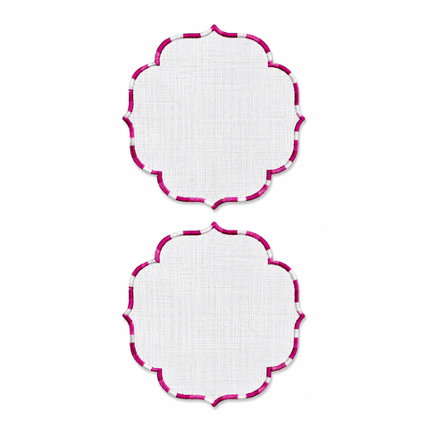 Genoa Stain Resistant Linen Placemat 30x50 cm Green