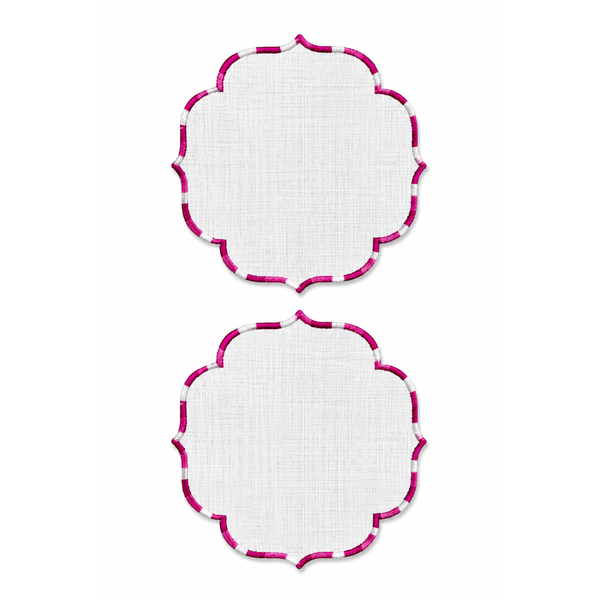 Genoa Stain Resistant Linen Placemat 30x50 cm Green