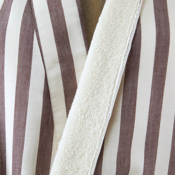 Terra Doubleface Midi Kadın Bornoz/Sabahlık Bordo