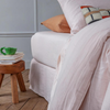 Allure Müslin Pamuk Lastikli Ara Ebat Çarşaf 140x200 cm Pudra