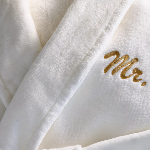 Ultra Soft 100% Cotton Bathrobe White