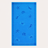 Tree Patterned Beach Towel Green