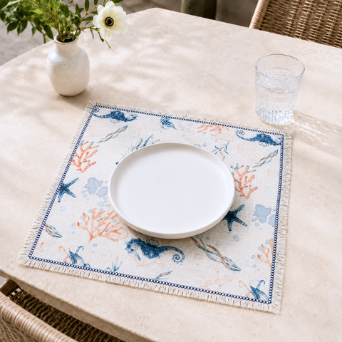 Genoa Woven Linen Stain Resistant Napkin Gray (Pack of 2)