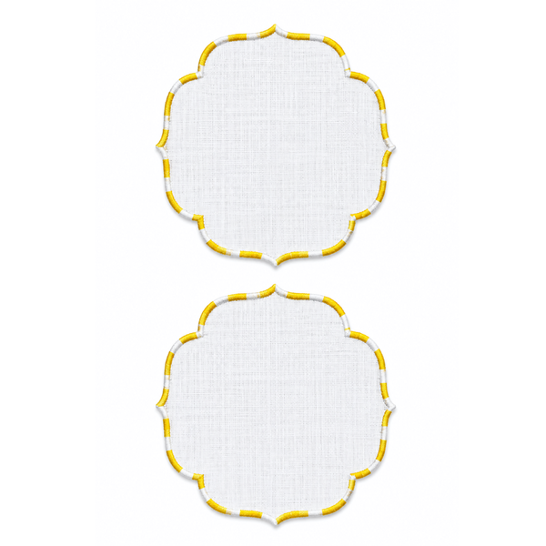 Genoa Stain Resistant Linen Placemat 30x50 cm Green